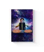 Cat Pizza DJ Spiral Notebook - Space Cat Spiral Notebook - Cool Spiral N... - £14.05 GBP