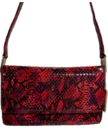 Vintage Fuschia Python Snakeskin Shoulder Bag Purse - $800.00