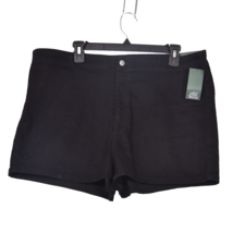 NWT Wild Fable Women&#39;s Black Jean Shorts Short Size 18/34 Waist - £9.06 GBP