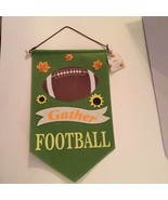 NFL Gather football hanger fall sign door wall sports green new - $20.75 CAD