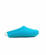 Woolly&#39;s Indoor Open Heel Slippers With Leather Sole (Turquoise) - 37 | ... - $95.73 CAD