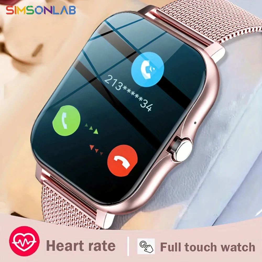 Smart Watch For Men Women Gift 1.44&quot; Screen Full Touch Sports Fitness Watches - £12.18 GBP+