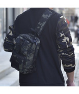 Men Women Shoulder Bag Sling Crossbody Chest Nylon Military Outdoor Back... - £18.31 GBP