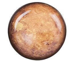 DIESEL LIVING X SELETTI Dining Plate Cosmic Dinner Collection Brown Diam... - £45.32 GBP