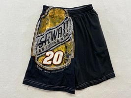 Tony Stewart #20 Joe Gibbs Racing Men&#39;s Shorts XS Black Graphic Chase Na... - $7.92