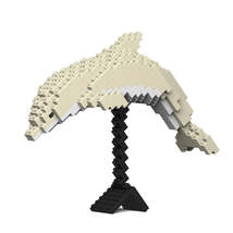 Chinese White Dolphin Sculptures (JEKCA Lego Brick) DIY Kit - £45.96 GBP