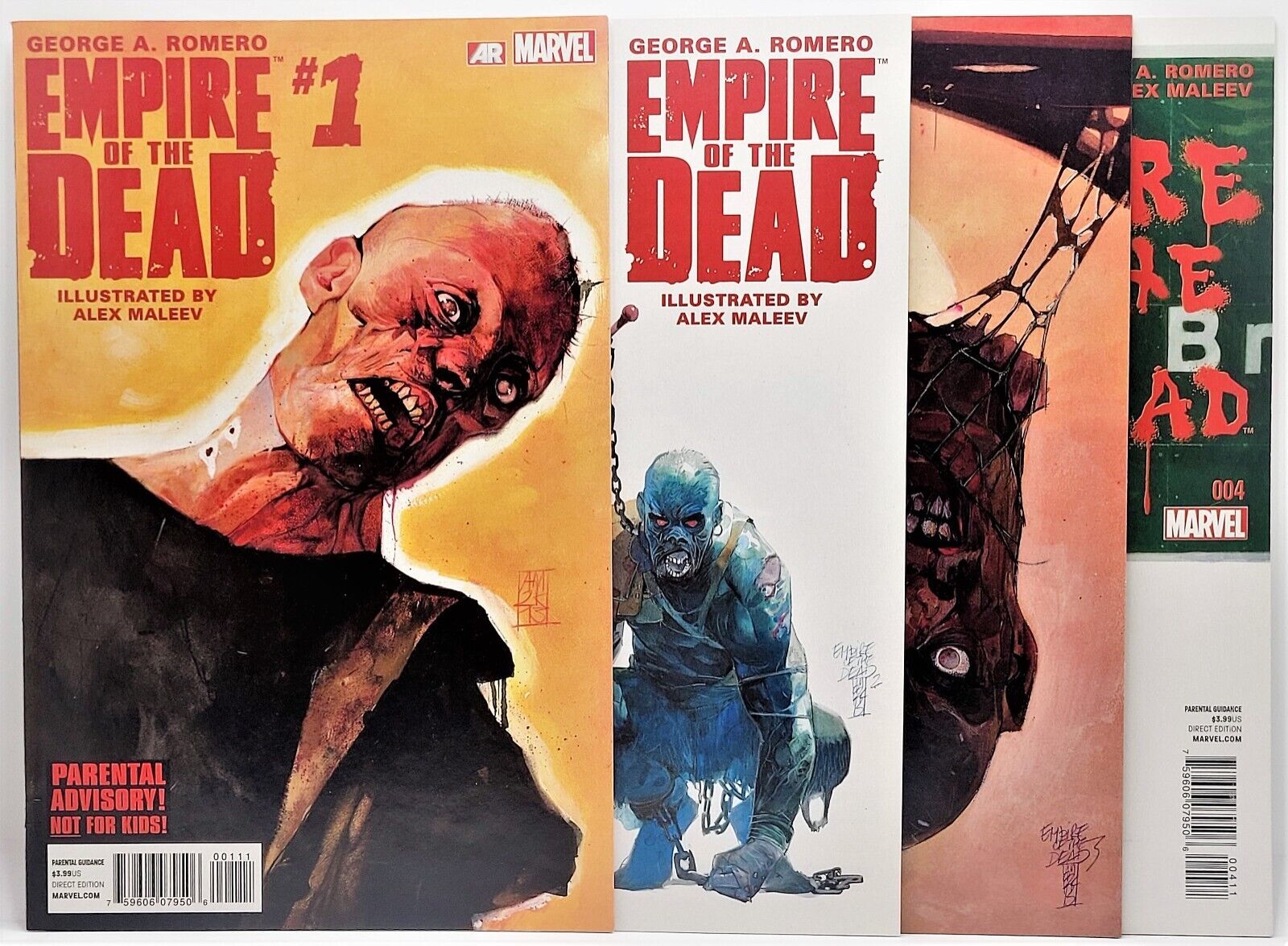 Primary image for George Romero's Empire Of The Dead: Act 1 #1-4 Published By Marvel Comics - CO5