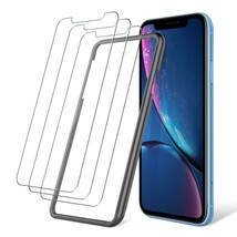 iPhone 11,XR Screen Protector [Alignment Frame] Easy Install Tempered Gl... - £14.69 GBP