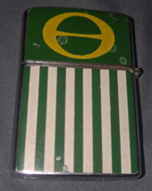 Vintage Penguin Lighter University Of Oregon Green and White Stripes - £26.14 GBP