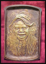 Unsigned Johnny Griffin Bronze Vintage Blackamoor/ Americana Folk Art/1800s - £199.83 GBP