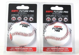 2 Count ESPN Learn How To Pitch LIke A Future Pro Finger Placement Baseball - £15.73 GBP