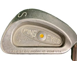 Ping Eye 2 Sand Wedge Gold Dot 4 Degrees Flat Lie RH KT Stiff Steel 35.5... - $41.55