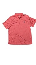 Beverly Hills Polo Club Men’s Performance Heather Red Short Sleeve Polo ... - £6.80 GBP