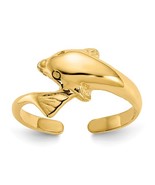 10K Yellow Gold Dolphin Toe Ring - $179.99