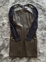 Michael Kors $495 Leather Dress In Size 4 US, EUC - £96.75 GBP