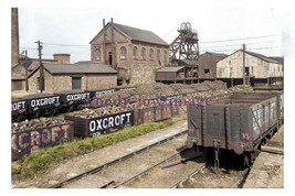 ptc3344 - Derbys. - Oxcroft Coal Wagons at the Colliery in Creswell - pr... - £2.19 GBP