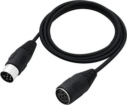 Din 6 Pin Male To Female Audio Adapter Jack Plug Cable For Digital Audio - £21.55 GBP