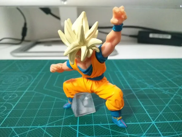 BANDAI Dragon Ball Action Figure HG Gacha21 Bomb Super Son Goku Rare - £29.32 GBP