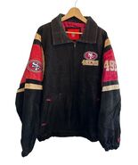 Vintage NFL San Francisco 49ers Leather Suede Jacket Size 2XL XXL READ - €130,48 EUR