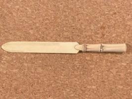 Vintage Letter Opener Plastic/Acrylic Faux Bamboo Handle - $5.45