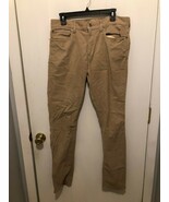 J Crew Mens 34X34 250 Skinny-fit Stretch Corduroy Pant Beige Style AQ995 - $21.64 CAD
