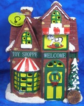 Celebrate It Tiny Treasures &quot;Toy Shoppe&quot; Welcome Red Brick Pattern 519586   - £18.83 GBP