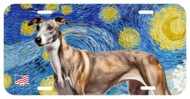 WHIPPET DOG BODY CAN PERSONALIZE NOVELTY METAL LICENSE PLATE D - £7.23 GBP+