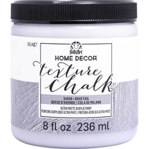 Plaid Folkart Home Decor Texture Chalk Paint 8Oz-Dovetail - £25.88 GBP