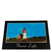 Postcard Cape Cod Massachusetts Nauset Light In Eastham Chrome Unposted - $4.15