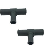 2 Pcs Heater Hose T Pipe Plastic Connector 87248-60460 Replacement - $17.99