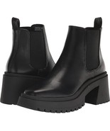 NEW STEVE MADDEN boots 8.5 M heavy lug sole Triumph black biker emo ladi... - $94.96 CAD