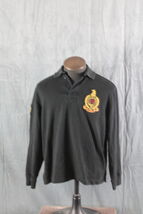 Vintage Polo Rugby Jersey - Black Colour with Stitched Logo - Men&#39;s Medium  - €127,95 EUR