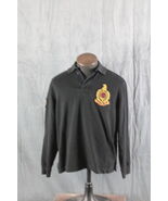 Vintage Polo Rugby Jersey - Black Colour with Stitched Logo - Men&#39;s Medium  - €127,95 EUR