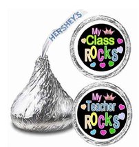 216 School Classroom Birthday Party Hershey Kisses Stickers Party Favors - £9.55 GBP