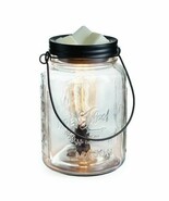 Mason Jar electric Wax Warmer light  with Vanilla wax chunks - $65.64 CAD