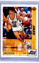 1992 1992-93 UD Upper Deck #136 John Stockton HOF Utah Jazz Basketball Card - £0.74 GBP