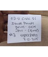 06-11 CIVIC SI FG2 FA5 02-05 EP3 K20Z3 IDLER PULLEY BRACKET BOLT BOLTS x... - $245.29 MXN