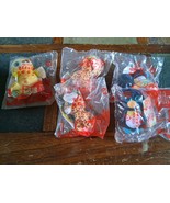 LOT of 5 New Sealed 2017 MCDonalds Ty Teenie Beanie Boos Tusk, Freckles,... - $380.13 MXN