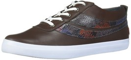 Marc Joseph New York Women&#39;s Leather Laceup Fashion Bowery Sneaker, Navy... - $147.51