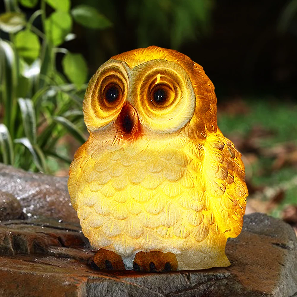 Solar Owl Garden Lights Outdoor LED Waterproof Lighting Intelligent light contro - £183.02 GBP