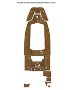 2024 Sea Fox 268 Commander Swim Platform Cockpit Boat EVA Teak Floor Mat Pad - $1,099.00
