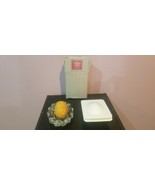 Avon Ultra Crystal Collection Soap Dish w/ Foxfire Soap Beautiful Dish - $17.64 CAD