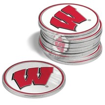 Wisconsin Badgers 12 Pack Golf Ball Markers - £30.02 GBP