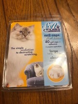 Soft Claws Nail Caps for Cats Clear Size Large 14Ibs. And Up Ships N 24h - £14.00 GBP