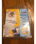 Soft Claws Nail Caps for Cats Clear Size Large 14Ibs. And Up Ships N 24h - £13.97 GBP