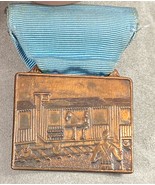 American Legion Honor Society Bronze Medal &amp; Ribbon Doughboy Horse Train... - £15.13 GBP