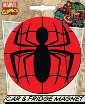 Marvel Comics Amazing Spider-Man Spidey Chest Logo Car Magnet, NEW UNUSED - £3.15 GBP