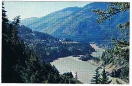 British Columbia Postcard Fraser Canyon From Trans Canada Highway - $2.10