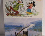 1978 Walt Disney&#39;s Fun &amp; Facts Flashcard #DFF9-10: The Camp Fire - $2.00