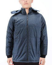 Boy&#39;s Water Resistant Fleece Lined Removable Hood Quilted Puffer Jacket - £27.28 GBP